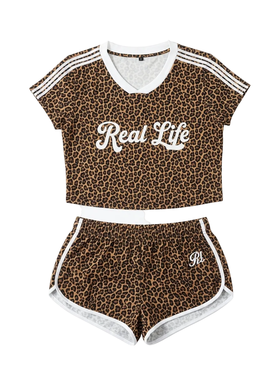 Cheetah Women's 2 Piece Set