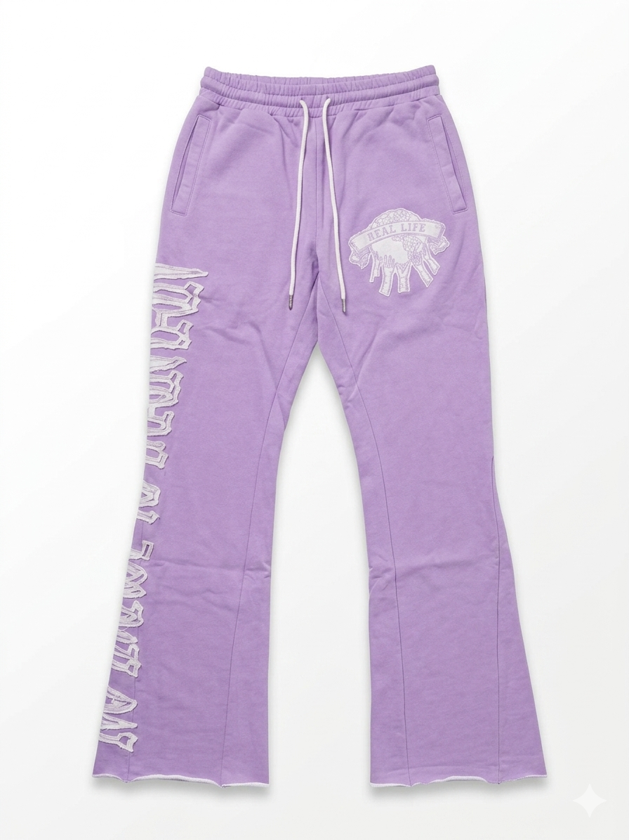 Purple Real Life Sweats